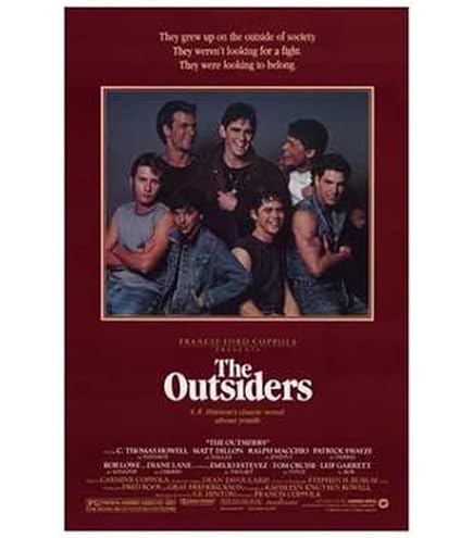 Amazon.com: The Outsiders Movie Poster 11x17 inches Style B